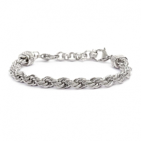 Bracciale Marlù catena corda 30BR0014 in acciaio