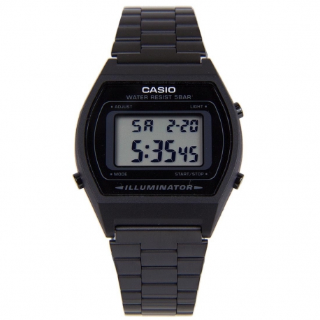 Casio nero B640WB-1ADF digitale in acciaio
