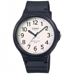 Orologio Casio MW-240-7BVDF in resina nera