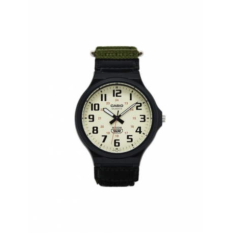 Orologio Casio MW-240B-3B in resina nera
