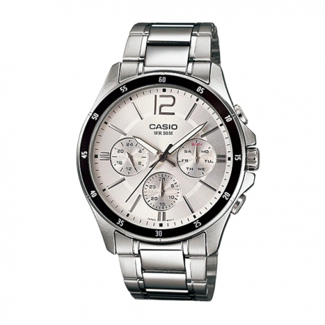 Orologio Casio MTP-1374D-7A in acciaio