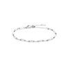 Bracciale Marlù catena acciaio silver con perle 33BR0048W
