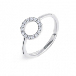 Anello Marlù cerchio con zirconi 31AN0016W
