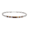 Bracciale uomo Marlù con elementi in pietra 30BR0016M