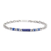 Bracciale uomo Marlù con elementi in pietra 30BR0016B