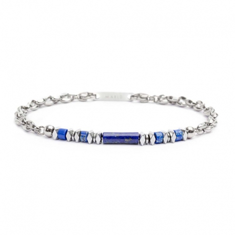 Bracciale uomo Marlù con elementi in pietra 30BR0016B