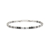 Bracciale Marlù uomo in acciaio onice e ematite 2BR0078