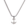 Collana uomo Marlù con ciondolo ancora 30CN0007N