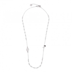 Collana rosario Marlù uomo in acciaio 33CO0005